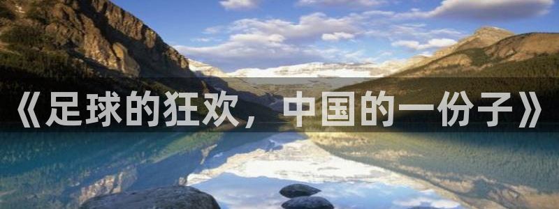 今年的世界杯：《足球的狂欢，中国的一份子》